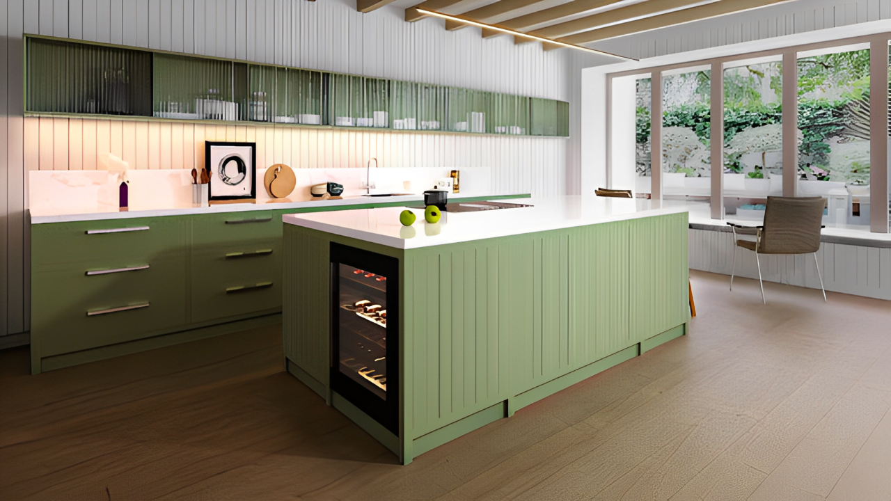 Green kitchen 