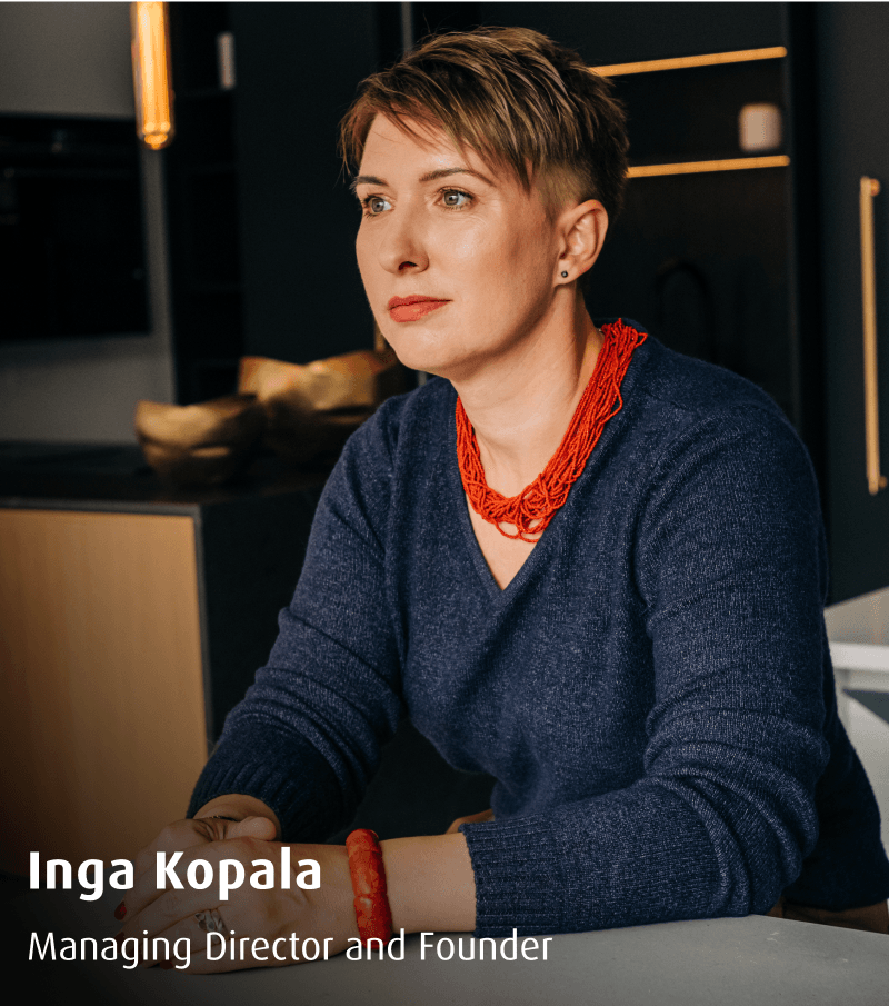 Inga Kopala Managing Directore and Founder